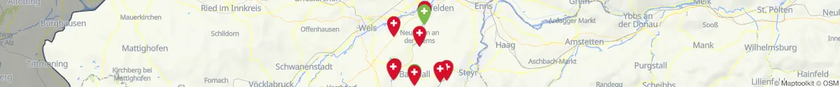 Map view for Pharmacies emergency services nearby Piberbach (Linz  (Land), Oberösterreich)